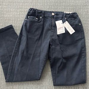 Boys Zara straight fit blue garment dyed pants